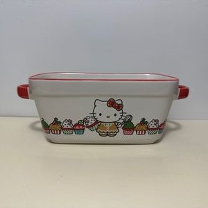 Christmas Hello Kitty Glass Dish